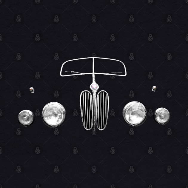 Bristol 403 1950s British classic car minimalist grille by soitwouldseem